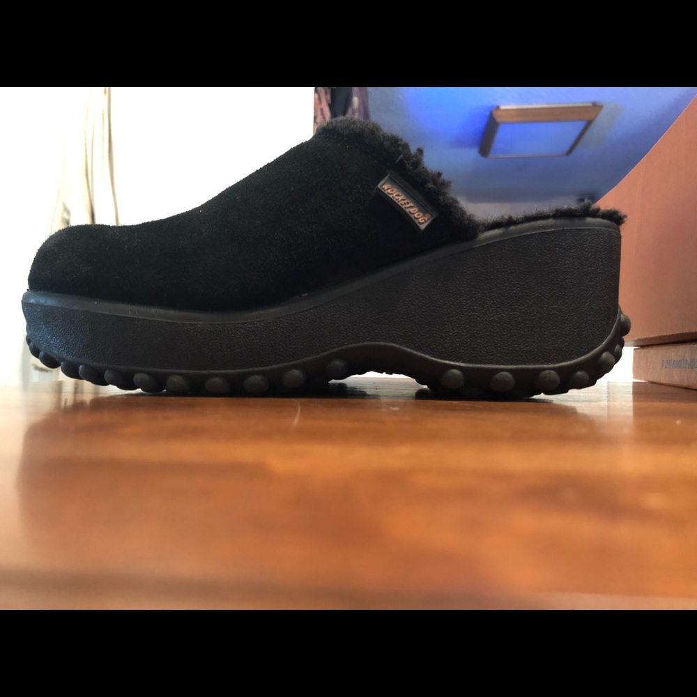 Rocket Dog Black Clogs